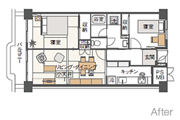 部屋の間取りを見る