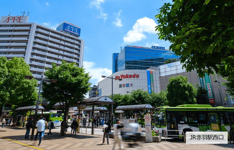 JR赤羽駅西口駅前