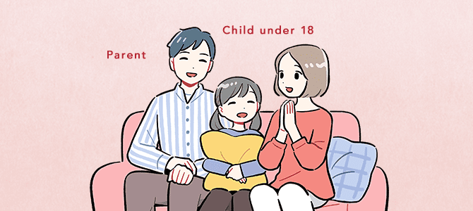 Parent and Child under 18