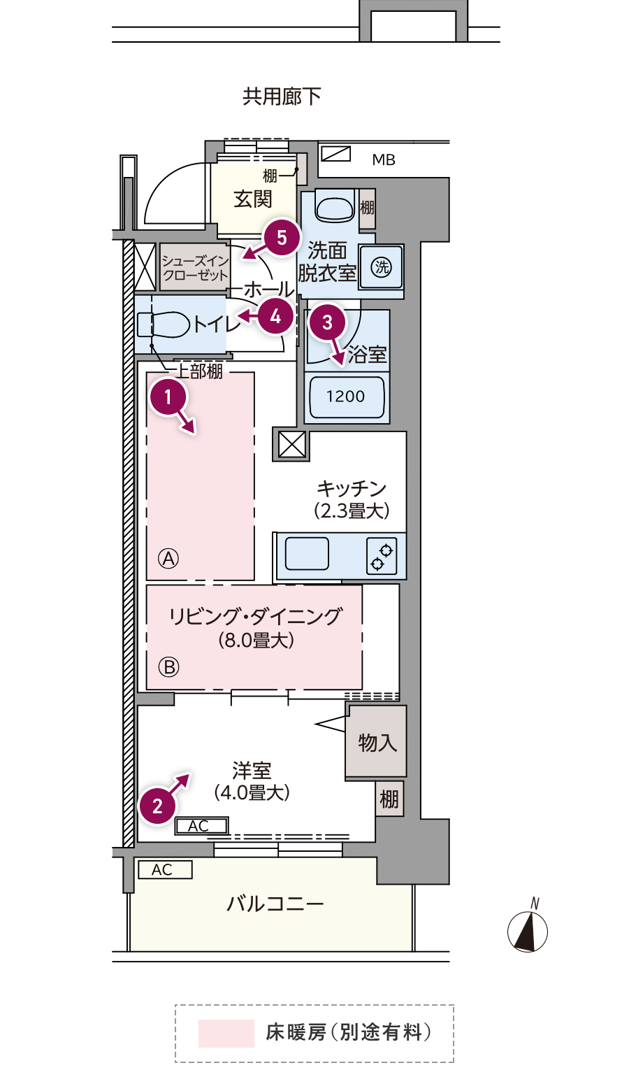 間取図（Bタイプ）