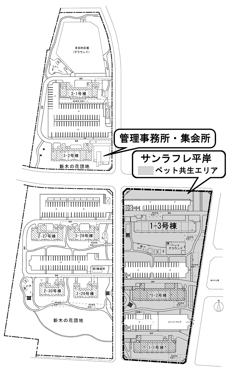 住棟配置図