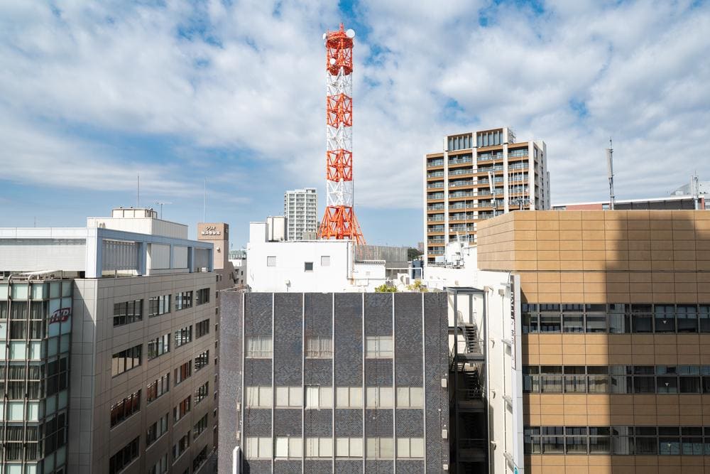 【西】横浜ヴェールタワー9階(906号室)からの眺望その2