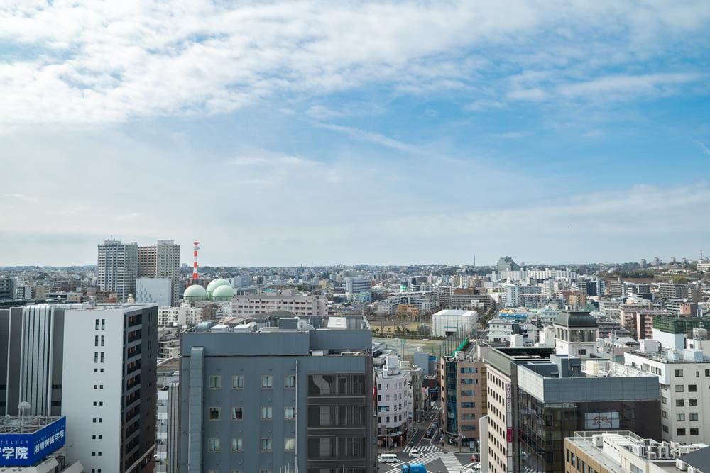 【西】横浜ヴェールタワー15階(1506号室)からの眺望その1