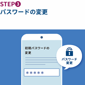 ステップ３ パスワードの変更