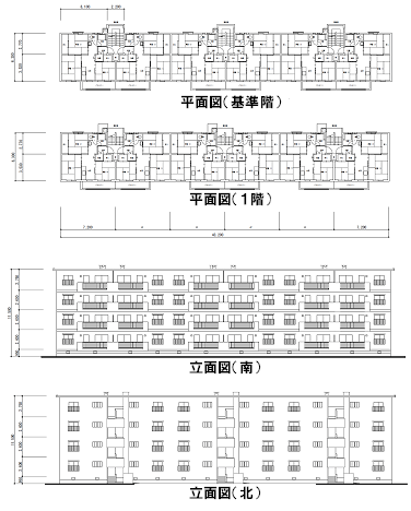 改修前住棟