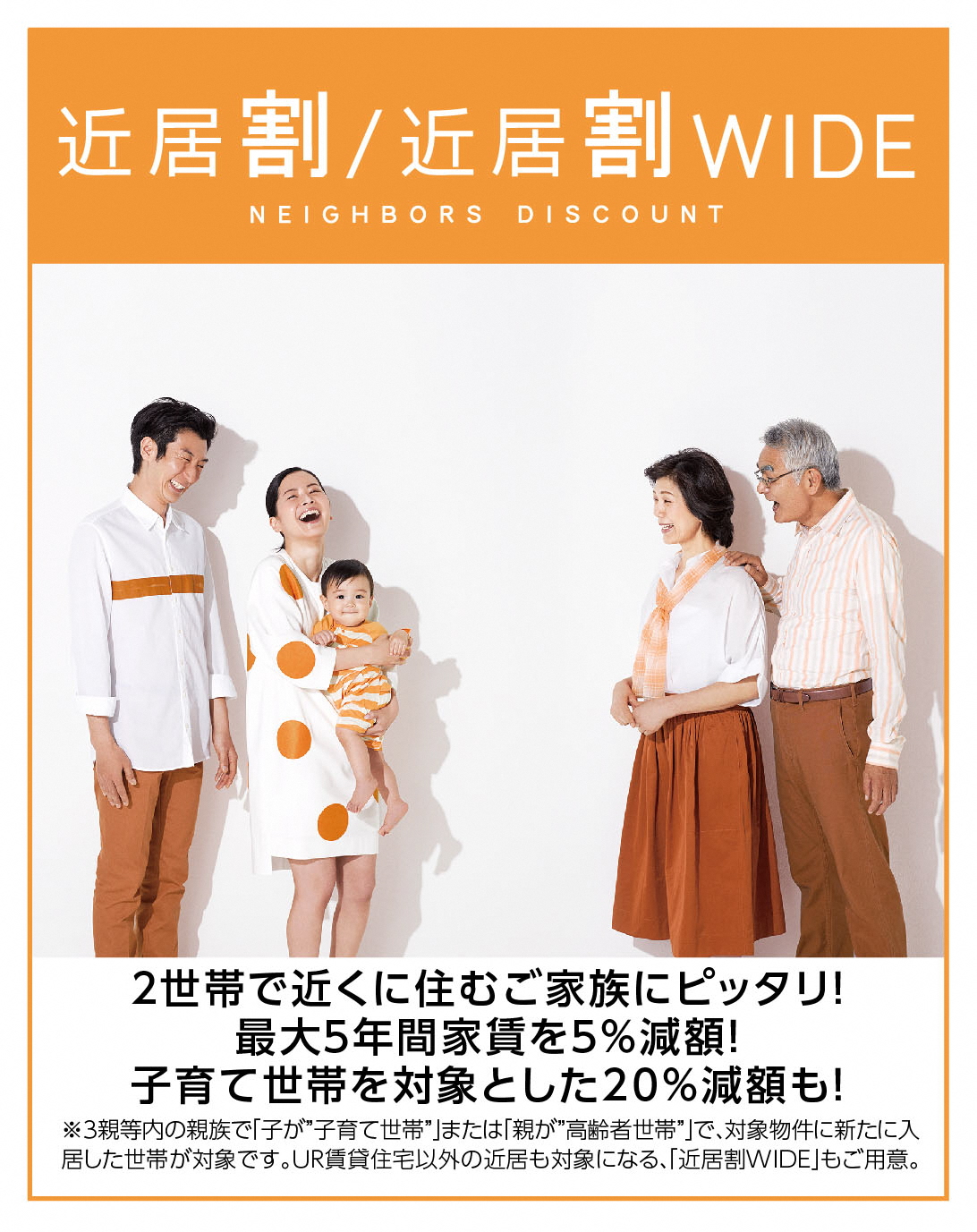 近居割ワイドのチラシ