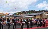 記念式典の画像。東日本大震災の復興支援に関するお知らせにリンクします