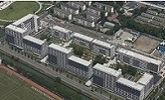 団地の空撮写真　ＵＲの技術ページへリンクします
