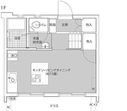 間取り図1F