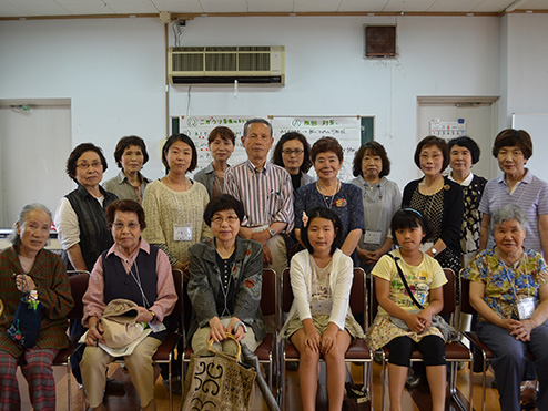 第十回茶話会 （これから茶話会 緑のカーテン〜摘芯編〜）集合写真