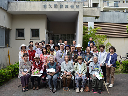 第九回茶話会 （これから茶話会 緑のカーテン〜植付編〜）集合写真