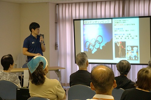 渡邉一樹氏による講演会の写真