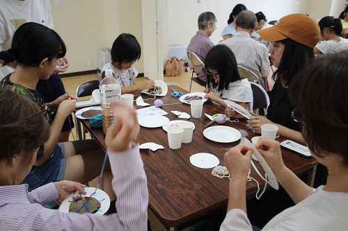 南山大学の学生によるワークショップの写真