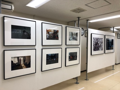 団地をテーマとした写真展示の写真