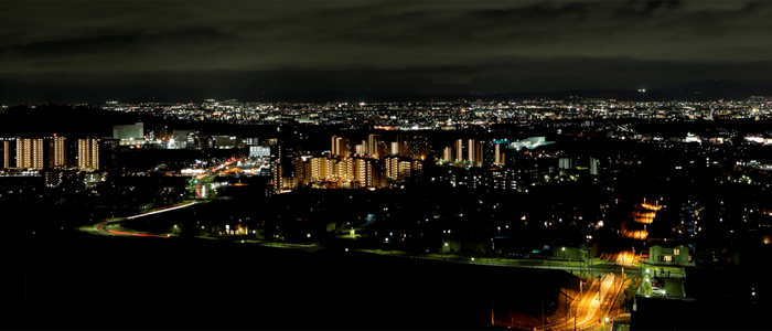 夜景の写真