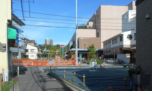 土地取得後の写真