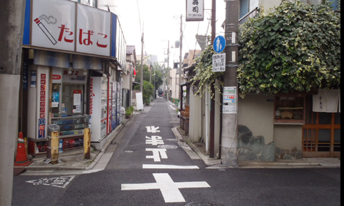 道路拡幅前の写真