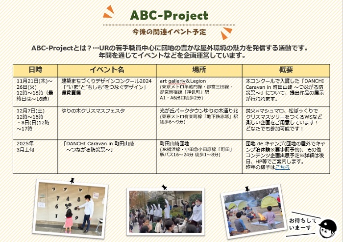ABC-Project 今週の関連イベント予定