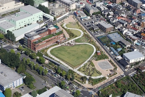 三鷹中央防災公園の航空写真