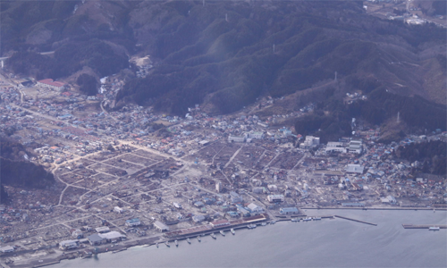 被災直後の地区写真