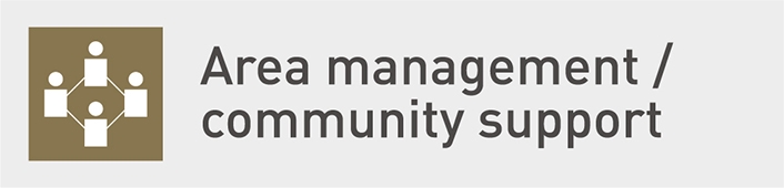 Area management / community support