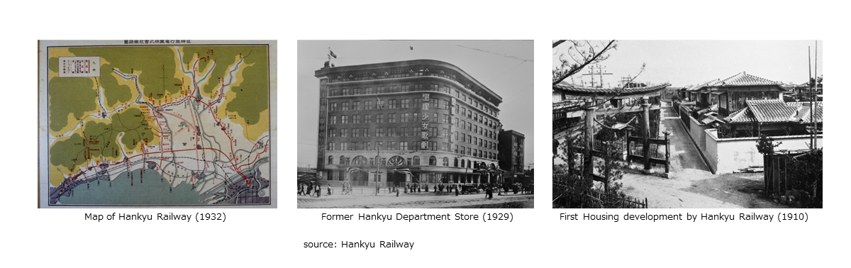 Transit Oriented Development (TOD) by private railway company in 1910