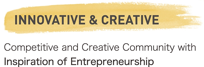 Innovatiove & Creative. Competitive and Creative Community with Inspiration of Entrepreneurship