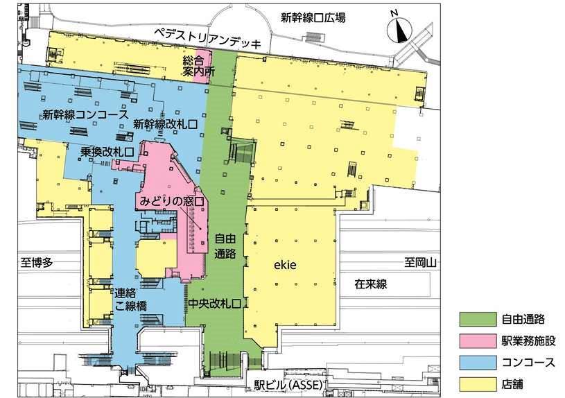 自由通路平面図