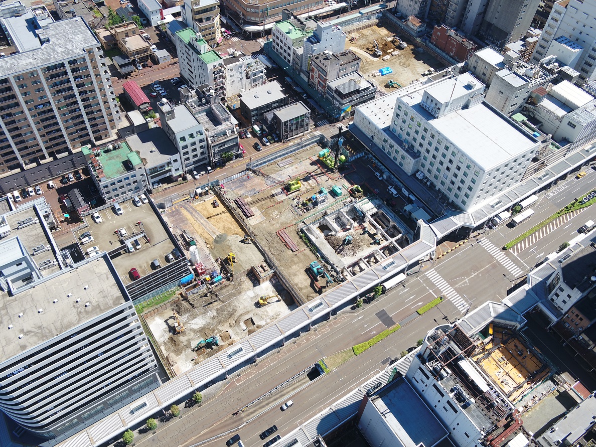 令和３年８月撮影の地区全体の航空写真