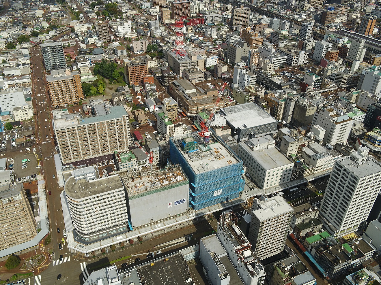 令和４年10月撮影の地区全体の航空写真