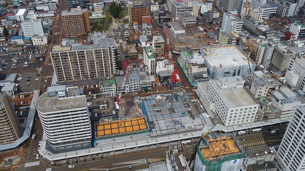 令和４年４月撮影の地区全体の航空写真