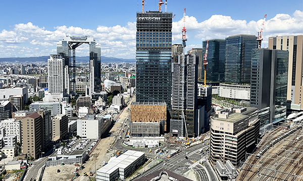 現在のうめきた2期事業地区の写真