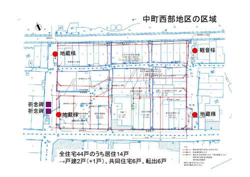 中町西部地区の区域