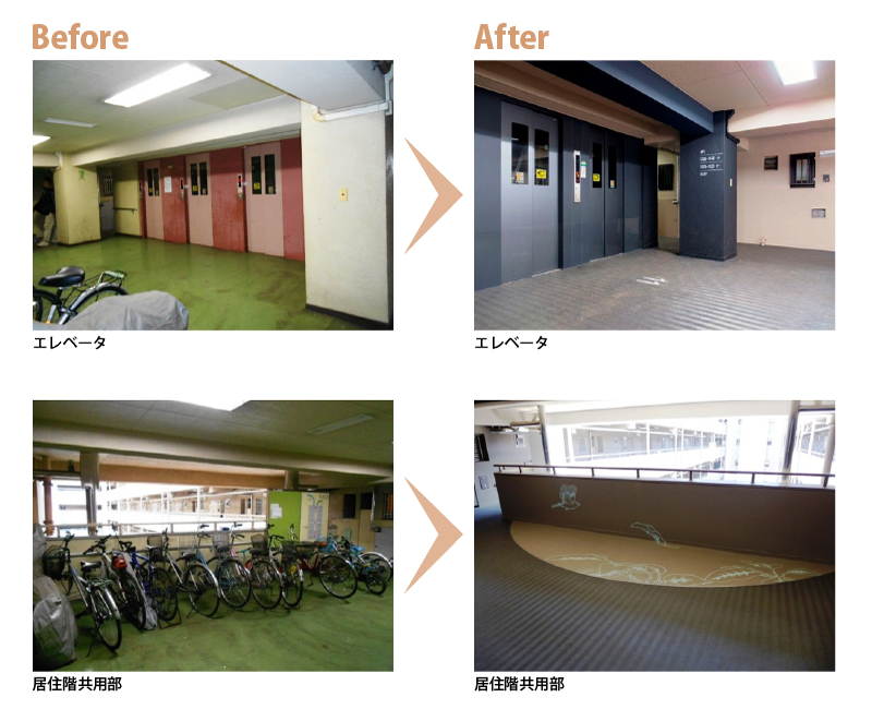 共用部　Before　After