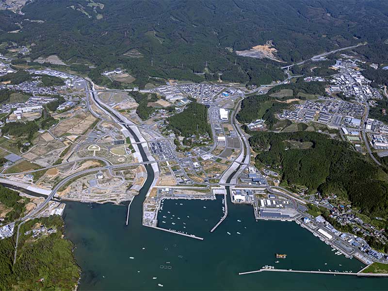 南三陸町志津川地区事業完了後の様子(R2.10撮影)