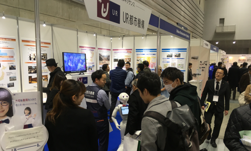 第２３回「震災対策技術展」横浜のＵＲブースの写真