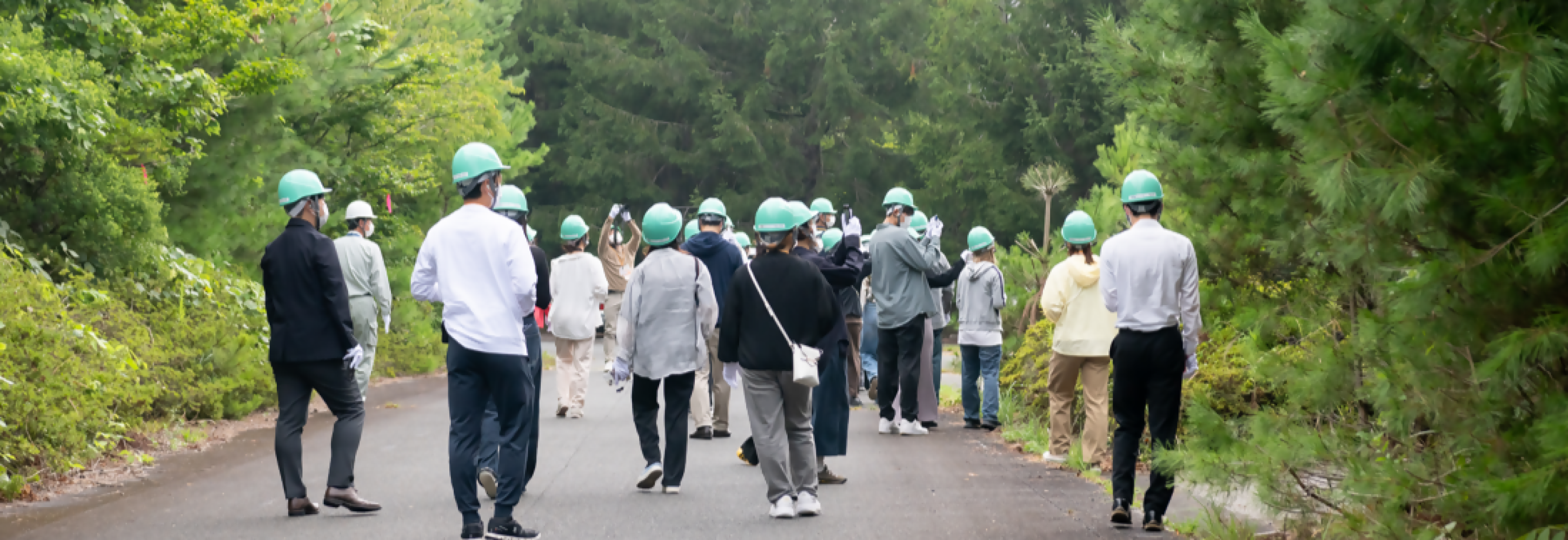 中間貯蔵施設の見学