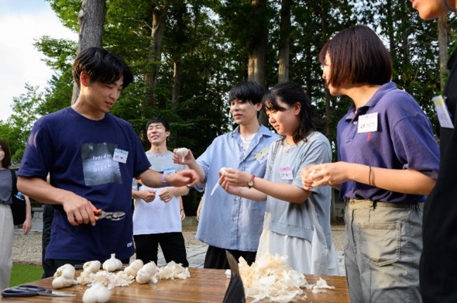 ブランドにんにくの出荷のお手伝い(浪江町)