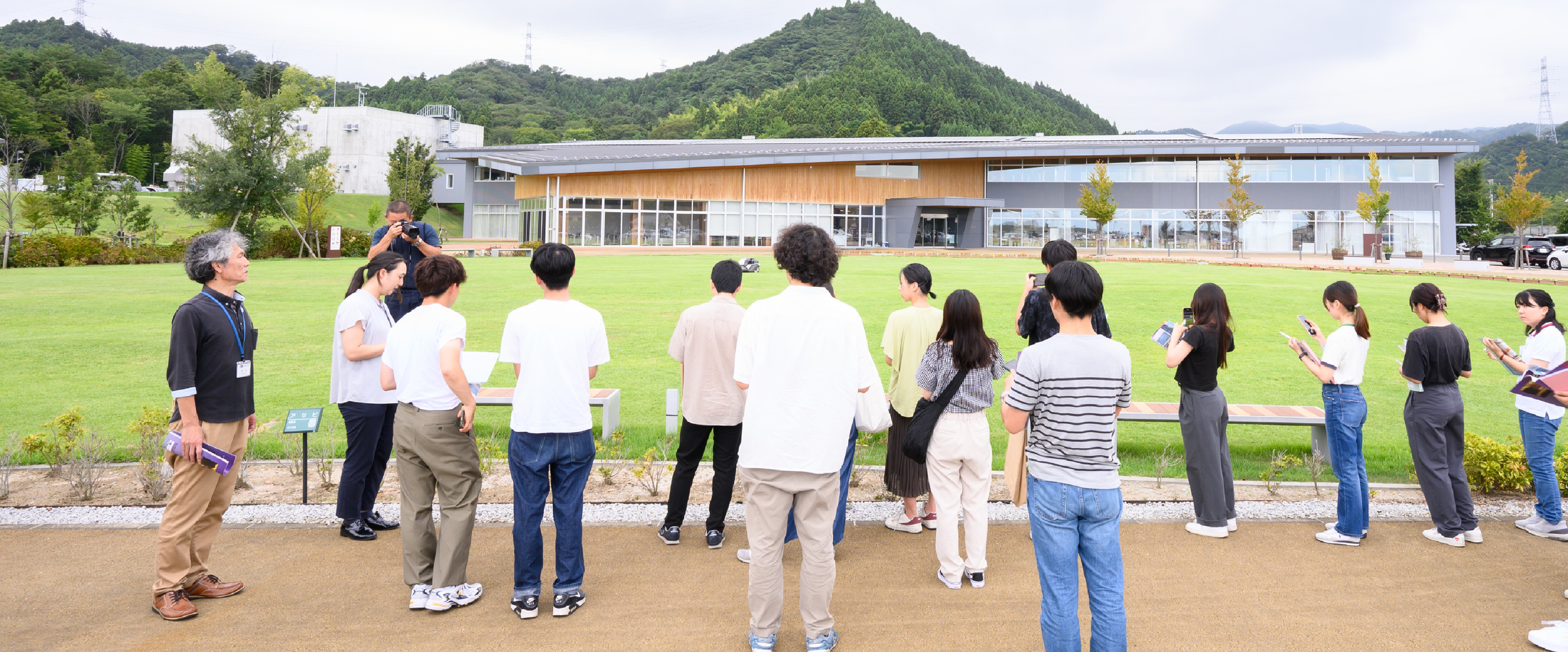 事業完了地区の視察