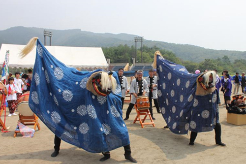 写真：獅子振り披露会の様子2