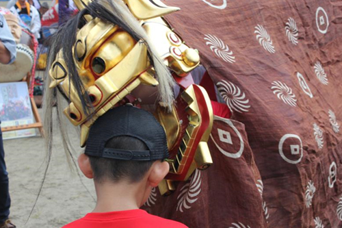 写真：獅子振り披露会の様子3