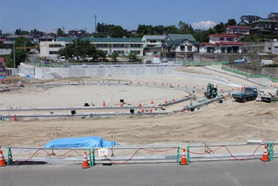 写真:災害公営住宅の建築工事の様子4
