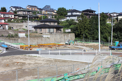 写真:災害公営住宅の建築工事の様子5