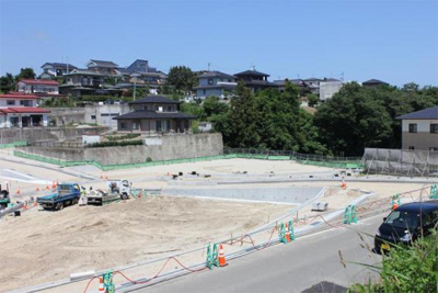 写真:災害公営住宅の建築工事の様子6