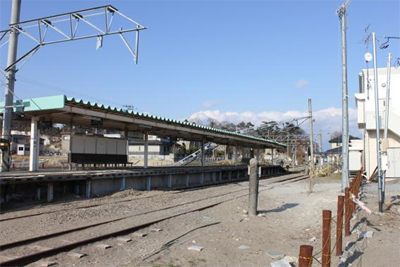 写真:JR「野蒜」駅
