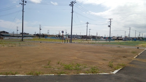 写真：今回引渡しをした宅地