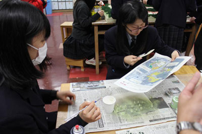 写真:模型製作の様子3