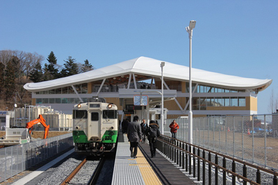 写真：女川駅