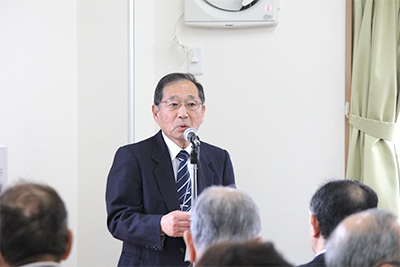 写真：遠藤会長