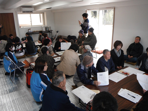 入居者間で自己紹介（大野）